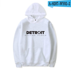 Popular Detroit Become Human Casual Hoodies Fashion Men Pullover Sweatshirts Winter Hooded