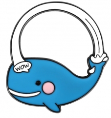 Kawaii Cetacea Model Cartoon Key Ring Anime Alloy Keychain