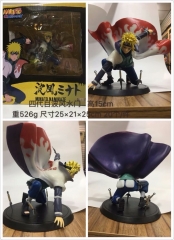 Naruto Minaro Namijaze Cartoon Model Toys Statue Japanese Anime PVC Figure 15cm