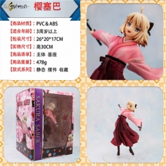 Fate Stay Night Saber Anime Plastic Figure Japanese Collection Toy
