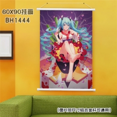 Japanese Cartoon Vocaloid Hatsune Miku Fancy Wallscrolls Decoration Painting