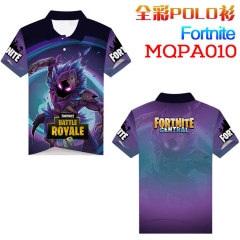 Hot Fortnite Cosplay Print Fashion Anime Shirts Anime Short Sleeves Polo Shirts