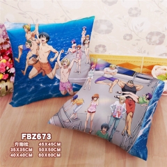 Japanese Game Azur Lane Fancy Pillow Square Stuffed Bolster