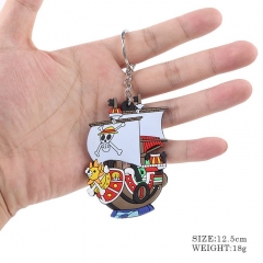 Japanese Cartoon One Piece Kawaii Soft Plastic Keychain Double Sided Key Chains