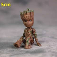Guardians of the Galaxy Groot Model Toy Statue Anime PVC Action Mini Figures 5cm