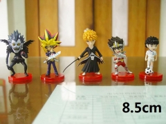 Hot Sale 5pcs/set Cartoon Model Toy Statue Anime PVC Action Figures 8.5cm