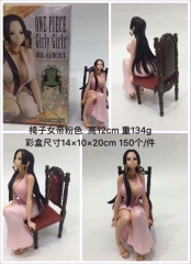 One Piece Boa Hancock Pink Clothes Cartoon Model Toys Statue Japanese Anime PVC Figure 12cm