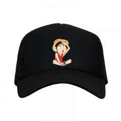 New Arrival One Piece Luffy Cartoon Hat Wholesale Adjust Fashion Anime Baseball Cap