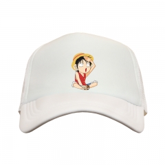 New Arrival One Piece Luffy Cartoon Hat Wholesale Adjust Fashion Anime Baseball Cap