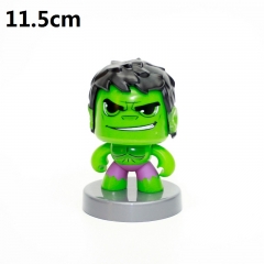 The Hulk Can Change Face Cartoon Model Toys Statue Q-version Anime PVC Figure 11.5cm