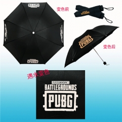 Playerunknown's Battlegrounds Cosplay Black Discoloring Umbrella