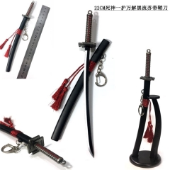 Bleach Cosplay Japanese Cartoon Cool Keyring Pendant Anime Sword Keychain