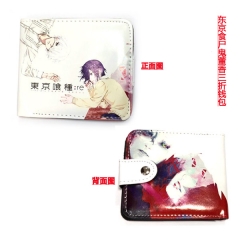 Tokyo Ghoul Cosplay Cartoon Coin Purse Folding Anime Wallet