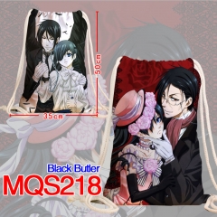 Kuroshitsuji / Black Butler Anime Canvas Bag Fashion Shoulder Drawstring Pocket Bag