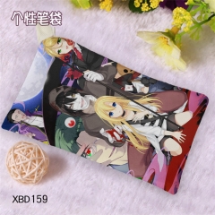 Angels of Death Cosplay Cartoon Canvas For Student Anime Pencil Bag