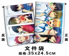 Free! Cosplay Cartoon For Student Office File Holder Anime File Pocket