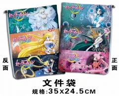 Pretty Soldier Sailor Moon Cosplay Cartoon For Student Office File Holder Anime File Pocket