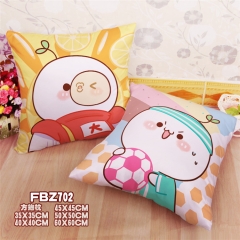 Cute Print Fancy Pillow Square Stuffed Bolster Anime Pillow