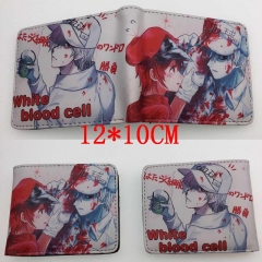 Cells at Work Hot Anime Cartoon PU Wallet Bifold Coin Purse
