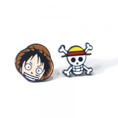 Japan One Piece Cute Alloy Earring Cartoon Fancy Earring