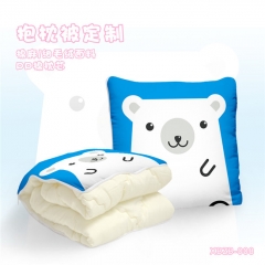 Kawaii Animal Bear Soft Pillow Cartoon PP Cotton Blanket Stuffed Pillow