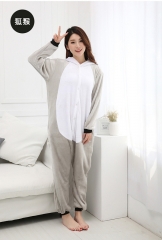 Animal Lemur catta Cartoon Cosplay New Kawaii Pyjamas Warm Winter Anime Flannel Pyjamas