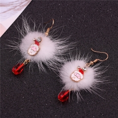 Popular Christmas Gift Girls Kawaii  Earring Red Fancy Earrings