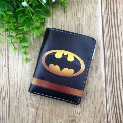 Batman Movie Cosplay Cartoon Short Purse Anime PU Leather Wallet