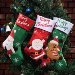 Hot Sale Christmas stocking Kawaii Goody Bag Fancy Sugar Bags For Kids