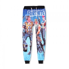Fortnite Fashion Cartoon Long Thick Pants 3D Print Anime Pants