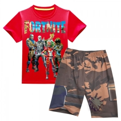 Game Fortnite Colorful T shirts And Pants For Little Boy Summer Clothes Suit