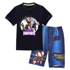 Game Fortnite Colorful T shirts And Pants For Kids Summer Clothes Suit