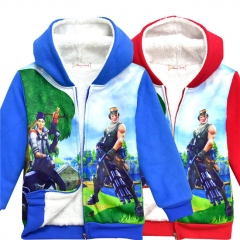 Game Fortnite Colorful Hoodie Thick Hooded For Kids