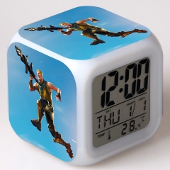 Fortnite Cosplay Game Led Screen Square Anime Clock