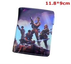Fortnite Game Cosplay Cartoon Short Purse Anime PU Leather Wallet