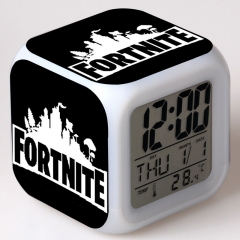 Fortnite Cosplay Game Led Screen Square Anime Clock