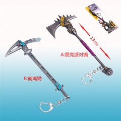 2 Design Fortnite Cosplay Game Shantou Sword Decoration Keyring Anime Keychain