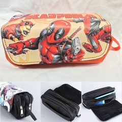 Deadpool Movie Cosplay Cartoon PU Pen Bags Anime Pencil Bag For Student