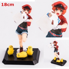 Cells at Work Red Blood Cell Sekkekkyū Cosplay Cartoon Model Toys Statue Anime PVC Figure