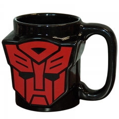 Transformers Bumblebee Model Cup Cartoon Ceramics Large Capacity Creative Anime Mug Cups
