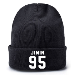 K-POP BTS Bulletproof Boy Scouts 95 JIMIN Thick For Winter Hat Warm Decoration Wool Hat