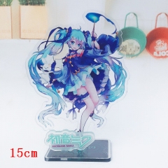 Hatsune Miku Cartoon Acrylic Figure Anime Standing Plates