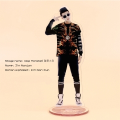 Korean Star KPOP BTS Bulletproof Boy Scouts Cartoon Acrylic Figure Cute Plate Standing Holder