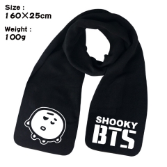K-POP BTS Bulletproof Boy Scouts Cosplay Cartoon For Winter Hat Warm Decoration Scarf