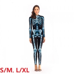 Halloween Skull Skeleton Coverall Tights Cosplay New Designs Anime Costume