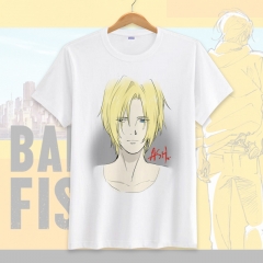 BANANA FISH Cartoon Printed Cosplay Short Sleeve Anime T Shirt