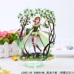 LoveLive!Sunshine!! Acrylic Figure Cute Plate Standing Holder
