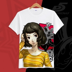PERSONA 5 Cartoon Printed Cosplay Short Sleeve Anime T Shirt