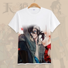 Sirius the Jaeger Cartoon Printed Cosplay Short Sleeve Anime T Shirt