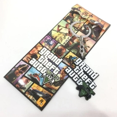 Grand Theft Auto V Game Cosplay Decoration Soft Plastic Pendant Anime Keychain